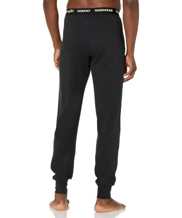 Wrangler Men's Heavyweight Cotton Thermal Bottom Pants - Large Black - Buy Online on GoSupps.com