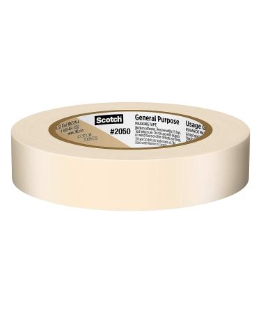 Scotch General Purpose Masking Tape  Tan  Tape for Labeling  Bundling and General Use  Multi-Surface Adhesive Tape  0.94 Inches x 60 Yards  1 Roll General Purpose 0.94 Width - Buy Online on GoSupps.com