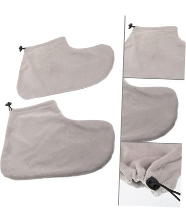 Housoutil 1 Pair Wax Warm Foot Cover Paraffin Bath Liner Heated Gloves Paraffin Booties Easy Liner Bathing Foot Cover Paraffin Wax Foot Covers Spa Cotton Mittens Protector 28X20X0.9CM Grey - Buy Online on GoSupps.com