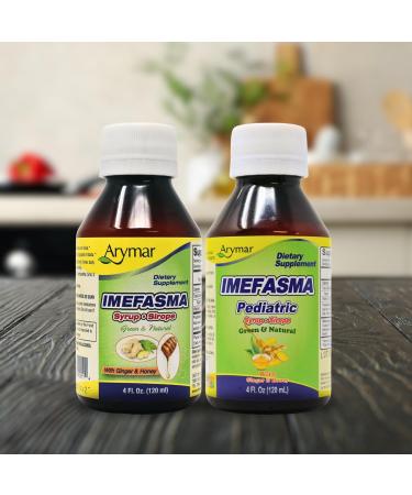 Arymar Imefasma Ginger & Honey Cough Syrup (4 oz) - Natural Gentle Relief for Cough | Shop Internationally - Buy Online on GoSupps.com