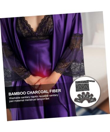 Shop Minkissy 18-Part Eco-Friendly Cloth Set: Diaper Inserts Bamboo Menstrual Pads & Reusable Towels - Washable Carbon Fiber - Buy Online on GoSupps.com