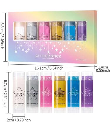 Sequins Shimmer Liquid Eyeshadow - Body Glue for Glitter Tattoos | Glitter Makeup Gel for Body and Face | Anti-perspirant Shimmering Body - Buy Online on GoSupps.com