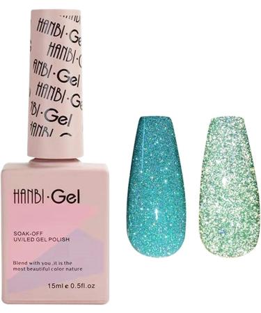 goforwealth Reflective Glitter Polish Soak Diamond UV Gel Nail LongLasting Gel Nail Polish Lacquer Shiny Supple 02 - Buy Online on GoSupps.com