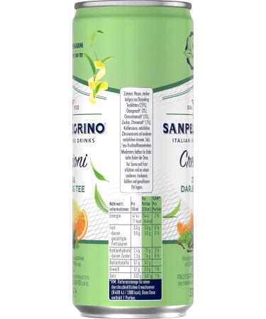 San Pellegrino Creazioni Citrus & Darjeeling Tea | Low-Calorie Lemonade 36 Calories | 12 Pack (12 x 330ml) - Limited Edition - Buy Online on GoSupps.com