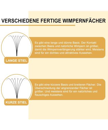 Shop 6D Eyelash Extensions - Long Fanti Fan Wicker C&D Curl 0.07 & 0.10 Strength | International Shipping Available - Buy Online on GoSupps.com