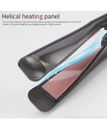 Yuehuam Hair Straightener and Curler 2 in 1 LCD Display Twisted Ceramic Plate Hair Straightening Iron Twist Flat Iron Curling Iron for Curl/or Straighten - Buy Online on GoSupps.com