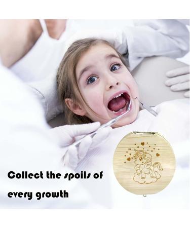 Custom Wooden Tooth Box for Baby Teeth | Keepsake Souvenir for Girls | Perfect Gift for Newborns - Buy Online on GoSupps.com