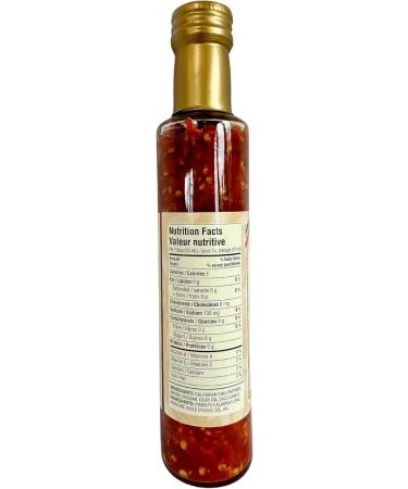 Tutto Calabria Hot Sauce with Calabrian Chili Peppers from Italy 250ml (8.8 Fl Oz) - Premium Italian Hot Sauce - Crushed Spicy Red Chili Peppers Mixed in Olive Oil - Perfect for Chicken Wings Pasta Pizza Jelly Antipasto Paste - Peperoncini - Buy Online on GoSupps.com