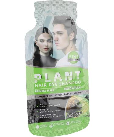  LUCKDANO Hair Dye Bubble Nourish Frizz Control Shampoo Black for Grey Hair Coverage 30 ml 10 PCS - Buy Online on GoSupps.com