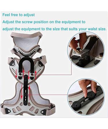 Sfklyu Adjustable Head & Neck Chest Basket | Orthosis for Post-Trauma Support & Upper Back Correction - Buy Online on GoSupps.com