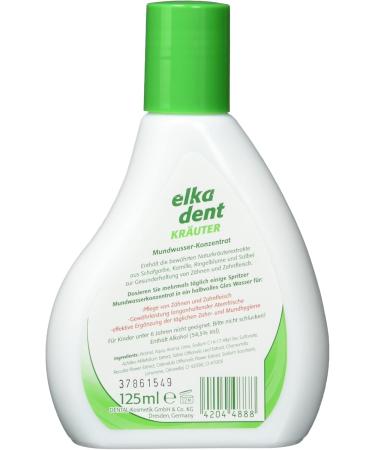 Elkadent Herbal Mouthwash 125g - Effective Natural Oral Care for Fresh Breath | Shop Internationally - Buy Online on GoSupps.com