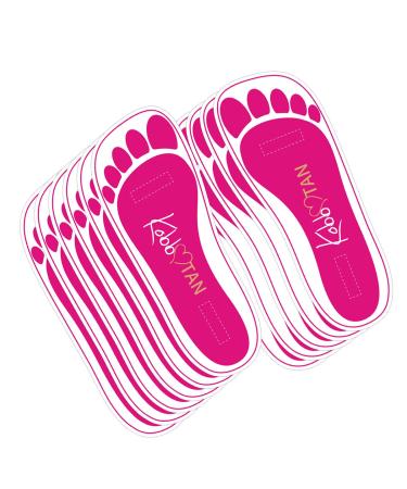 60 Pairs(120feets) Spray Tan Feet Pads for Sunless Spray Tanning in Pink