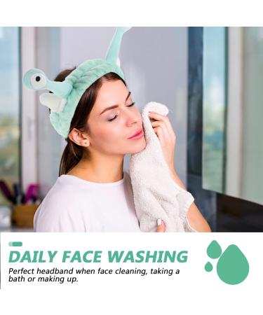 Beaupretty Cartoon Snail Spa Headband | Cute Green Makeup & Face Wash Headband - Buy Online on GoSupps.com