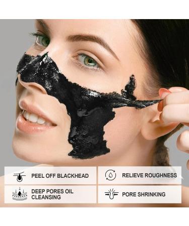 Buy Blackhead Remover Mask | Charcoal Peel Off Facial Mask for Deep Cleansing & Pore Care - All Skin Types - Buy Online on GoSupps.com