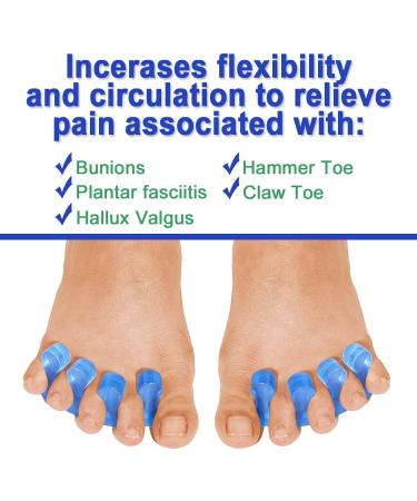 2023 Updated Toe Corrector Set - Bunion Splint & Toe Separator for Hallux Valgus - Orthopedic Bunion Brace with Exercise Strap - Pain Relief Kit (Free Black) - Buy Online on GoSupps.com