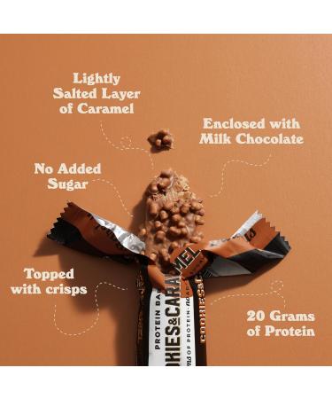 NEW FLAVORS Barebels Protein Bars Variety Pack Chocolate Dough & Cookies & Caramel 20g Protein Low Sugar 1.9oz Bars 8-Count - Buy Online on GoSupps.com