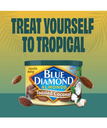 Blue Diamond Almonds Toasted Coconut - 6oz | Delicious & Nutritious Snack - Buy Online on GoSupps.com
