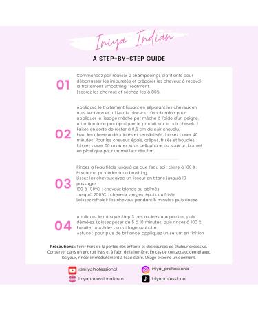  Iniya Smooth Indian Tannin Formulaless | Tannin & Hyaluronic Acid & Amla Smoothing Kit | Professional Issue (3X1L) - Buy Online on GoSupps.com