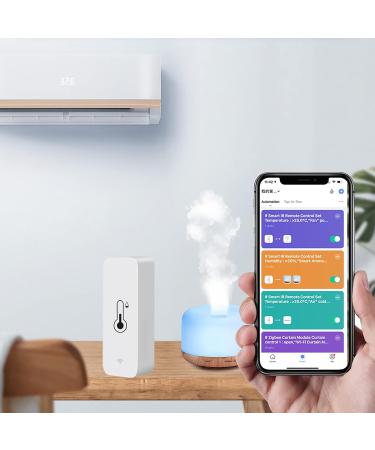 Comboss WiFi Hygrometer Thermometer Sensor - Wireless Temperature & Moisture Monitor for Indoor/Outdoor Use | Remote App Notifications (4-Pack) - Buy Online on GoSupps.com