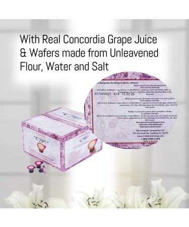 Prefilled Communion Cups & Wafer Set - Celebration Cup (Pack of 100) - Perfect for Worship Services - Buy Online on GoSupps.com