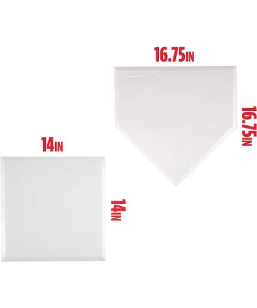 Franklin Sports MLB Baseball Base Set - Rubber Bases for Baseball & Softball with Home Plate - Portable Backyard Sports Bases - Buy Online on GoSupps.com