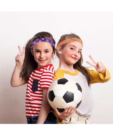 SATINIOR 8 Pack Soccer Hair Accessories - Elastic Headbands for Girls - Football Hairbands for Sports - Buy Online on GoSupps.com