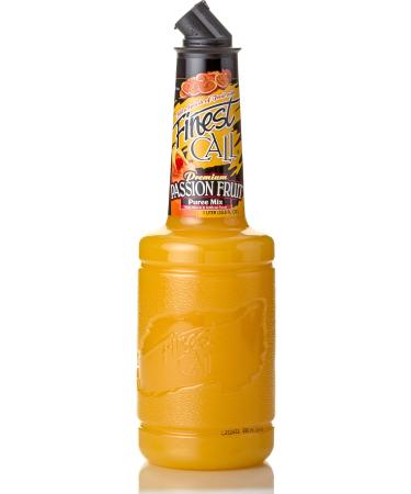 Finest Call Premium Passion Fruit Puree Drink Mix, 1 Liter Bottle (33.8 Fl Oz), Individually Boxed Passion Fruit 33.8 Fl Oz (Pack of 1)