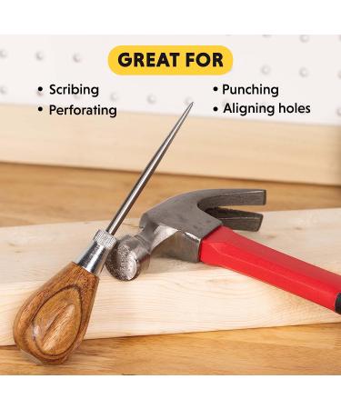 General Tools Scratch Awl Tool with Hardwood Handle - Scribe  Layout Work  & Piercing Wood - Alloy Steel Blade 1 Steel - Buy Online on GoSupps.com