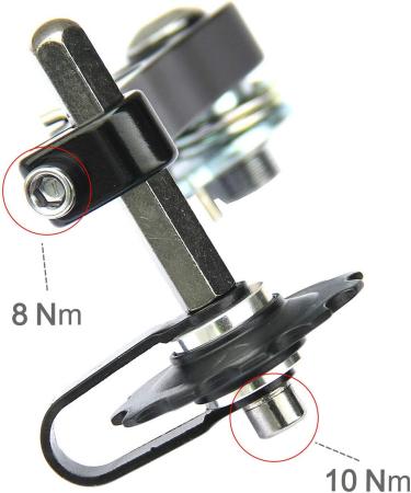 CyclingDeal Single Speed Aluminum Chain Tensioner - Road Bike & MTB Tensioner ONLY - Buy Online on GoSupps.com