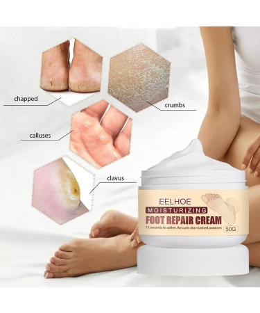 mingchengheng Dry Cracked Foot Cream | 50 Moisturizing Foot Care - Cracked Heel Repair Athlete's Foot Cream Moisturizing for Dry Feet Heels - Buy Online on GoSupps.com