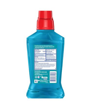 Colgate Enamel Health Anticavity Fluoride Mouthwash - Sparkling Fresh Mint, 16.9 fl oz - Pack of 1 - Buy Online on GoSupps.com