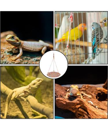 Reptile Hammock Swing Bed Cute Lizard Bearded Dragon Reptile Hanging Hammock Reptile Woven Cotton Summer Hammock Swing Bed for Reptiles Hamsters Parrots Sleeping Resting - Buy Online on GoSupps.com