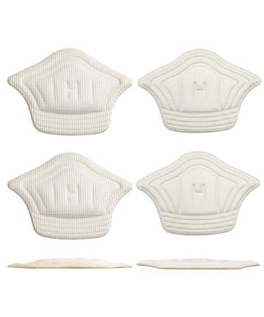 Cloth Heel Cushion Inserts  Heel Pads for Shoes Too Big  2 Pairs Shoe Cushion Protectors for Foot Pain and Worn-Out Shoes