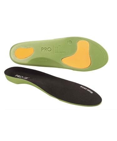 Pro11 wellbeing WorX Series Orthotic insoles for plantar Fasciitis and fallen arches (6.5-8) by Pro11 Wellbeing