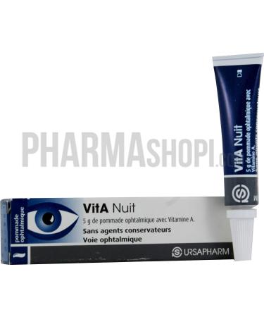 Ursapharm Vit A night ophthalmic ointment - tube of 5 g