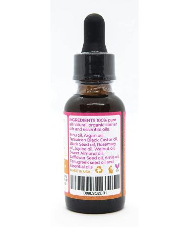 Organic Hair Growth Oil - Repair, Strengthen, and Restore | 1oz - Buy Online on GoSupps.com