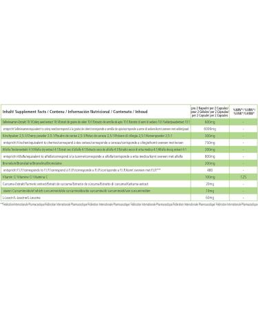 Fairvital PuriEase with celery seed alfalfa bromelain vitamin C turmeric and much more 120 capsules tested for quality and high dosage 100 vegan Made in Germany - Buy Online on GoSupps.com