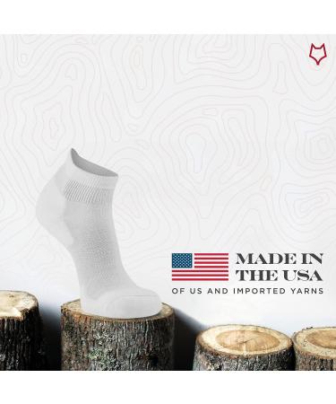 Fox River Non-Binding Moisture-Wicking Socks - Men's and Women's (Size 16, White) | Improve Circulation - Buy Online on GoSupps.com