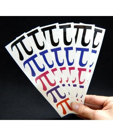 Pi Symbol Temporary Tattoos - Pi Day Math Party Favors (6 Sheets) - Buy Online on GoSupps.com