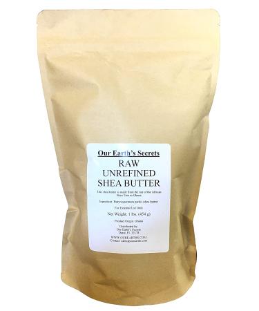 Organic Ivory Raw Unrefined Shea Butter 1lb - Premium Grade - Buy Online on GoSupps.com
