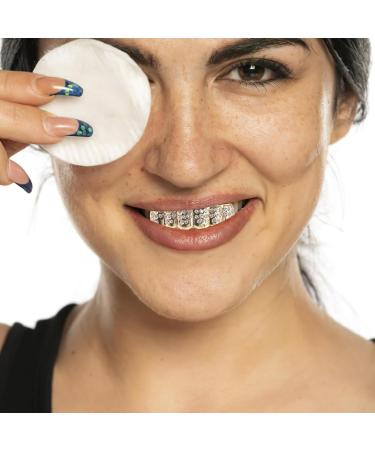 Abaodam 1 Set Golden Teeth Grills Hip Hop Vampire Fangs Fake Teeth Props Jokers Teeth Caps Top Bottom Teeth Grill Costume - Buy Online on GoSupps.com