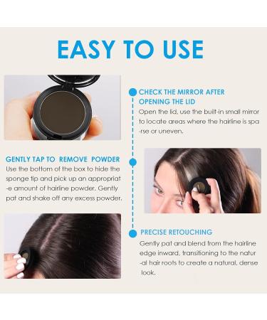 10g Poudre de Racine de Cheveux Hairline Powder pour paissir les cheveux Poudre de Retouche de Racines Pour Combler les Cheveux Clairsem s Retouche et Couverture(Marron Clair) - Buy Online on GoSupps.com