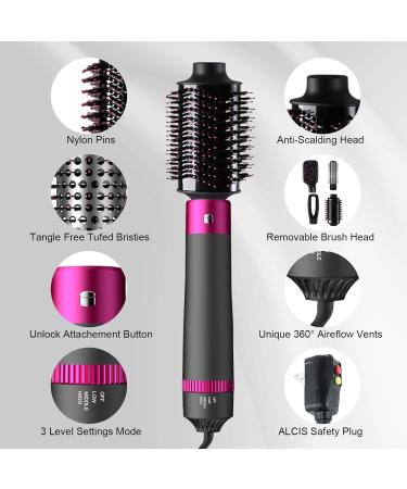 Buy 4-in-1 Blow Dryer Brush - Negative Ionic Hot Air Brush & Volumizer | International Shipping Available - Buy Online on GoSupps.com