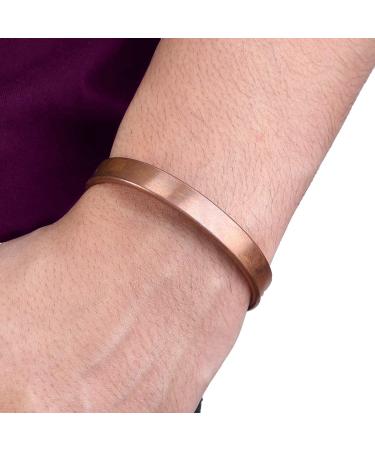 Wonder Care Pure Adjustable Copper Bracelet | Magnetic Kada for Men & Women | Cu_Brclt-P Style-1 - Shop Internationally - Buy Online on GoSupps.com