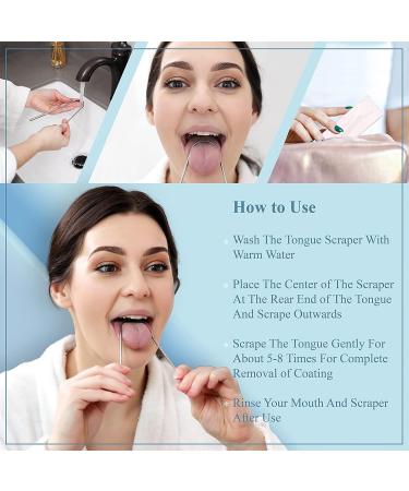 Bobozhong Stainless Steel Tongue Cleaner - Antibacterial U-Shape Tongue Scraper for Adults & Children - Premium Tongue Brush for Effective Oral Hygiene - Buy Online on GoSupps.com