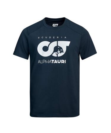 AlphaTauri Scuderia T-Shirt Men - Official Merchandise (Blue L)