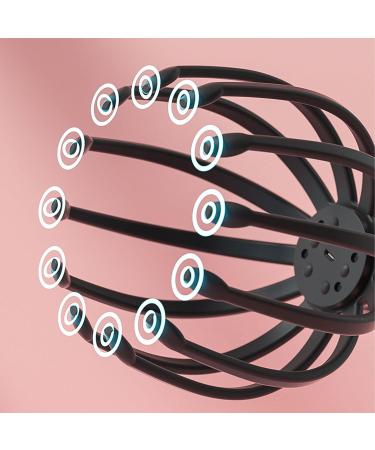 Wireless Electric Scalp Massager | Octopus Head Massage Device - Portable 360 with 3 Modes & 11 Vibrations - USB Rechargeable - Buy Online on GoSupps.com