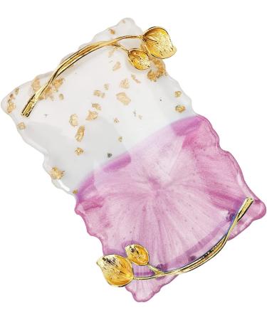  Bamjour Nail Polish Palette Mixed Color Palette for Nail Art Non-Slip Nail Polish Gel Color Display Board Mixing Plate (PINK) - Buy Online on GoSupps.com