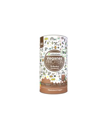 Organic protein vegan |Chocolate |De- ko-006 |10 vegetable protein sources |Without sweeteners |Without soy & gluten |Premium quality from Lake Constance |Made in Germany (1000g chocolate) - Buy Online on GoSupps.com