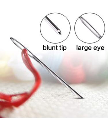 9 Pcs Large Eye Blunt Sewing Needles Tapestry Stainless Steel Yarn Knitting Needles for Crochet Projects - 2'' 2.3'' 2.7 - Buy Online on GoSupps.com
